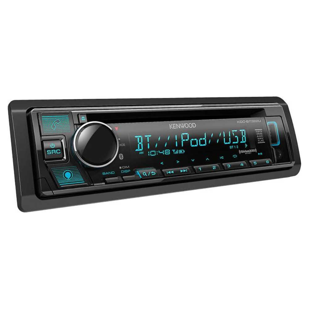 Kenwood KDC-BT382U Single DIN CD with Bluetooth and SiriusXM Tuner